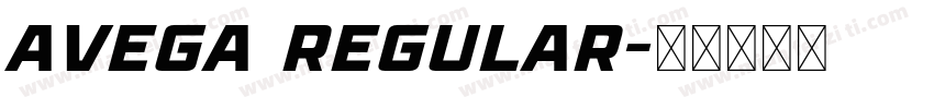 Avega Regular字体转换